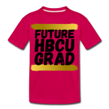 Rep U HBCU Future HBCU Grad Kids' T-Shirt - dark pink