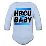 Rep U HBCU Baby Blue Long Sleeve Onesie - sky