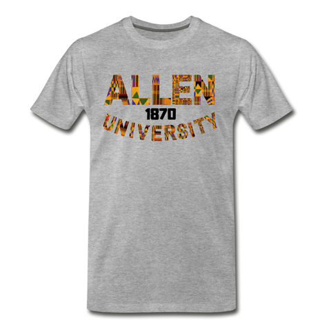 Allen University Rep U Heritage Short Sleeve T-Shirt - heather gray