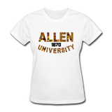 Allen University Rep U Heritage Women's T-Shirt - white