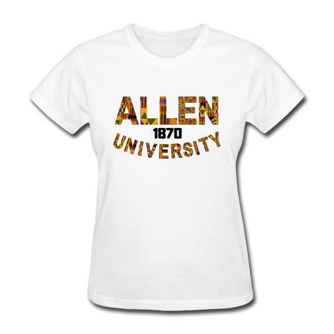 Allen University Rep U Heritage Women's T-Shirt - white