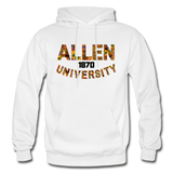 Allen University Rep U Heritage Adult Hoodie - white