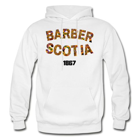 Barber-Scotia College Adult Hoodie - white