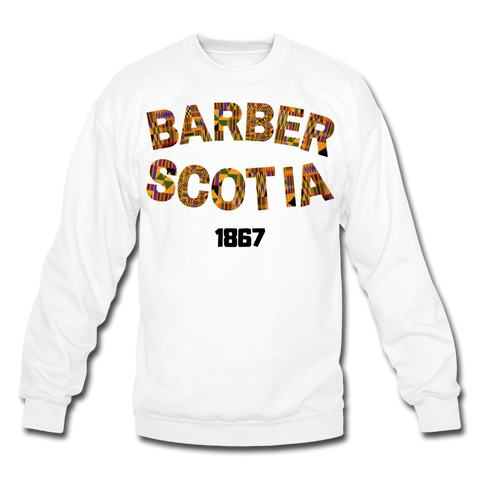 Barber-Scotia College Crewneck Sweatshirt - white