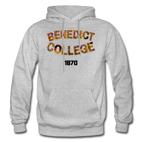 Benedict College Rep U Heritage Adult Hoodie - heather gray