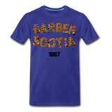 Barber Scotia College Rep U Heritage Short Sleeve T-Shirt - royal blue