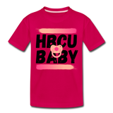 Rep U HBCU Baby Pink Toddler T-Shirt - dark pink