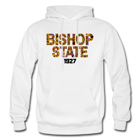 Bishop State Community College Rep U Heritage Adult Hoodie - white