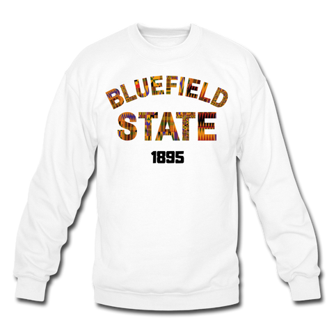 Bluefield State College Rep U Heritage Crewneck Sweatshirt - white