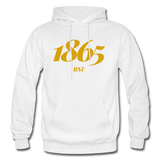 Bowie State University Rep U Year Adult Hoodie - white