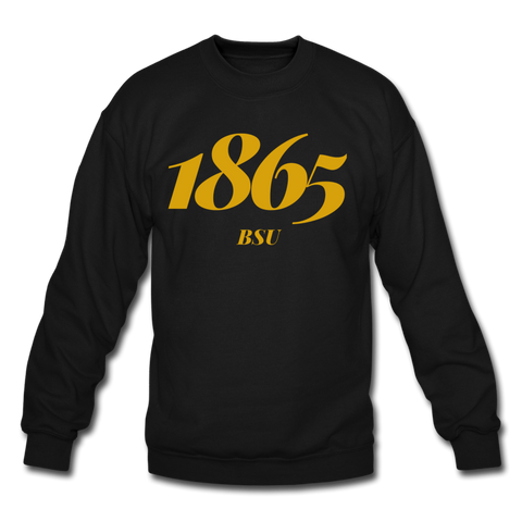 Bowie State University Rep U Year Crewneck Sweatshirt - black