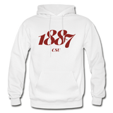 Central State University Rep U Year Adult Hoodie - white