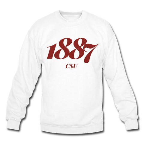 Central State University Rep U Year Crewneck Sweatshirt - white