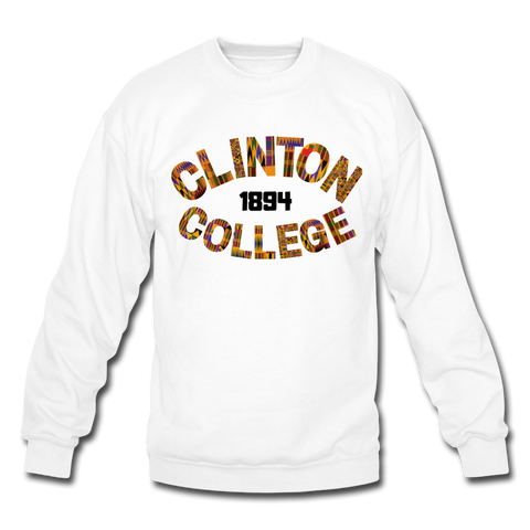 Clinton Junior College Rep U Year Crewneck Sweatshirt - white