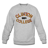 Clinton Junior College Rep U Year Crewneck Sweatshirt - heather gray
