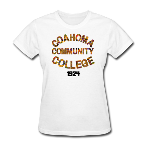 Coahoma Community College Rep U Heritage Women's T-Shirt - white