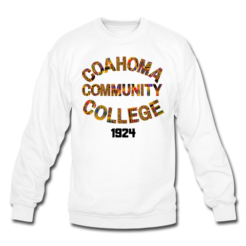 Coahoma Community College Rep U Heritage Crewneck Sweatshirt - white