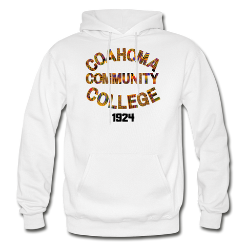 Coahoma Community College Rep U Heritage Adult Hoodie - white