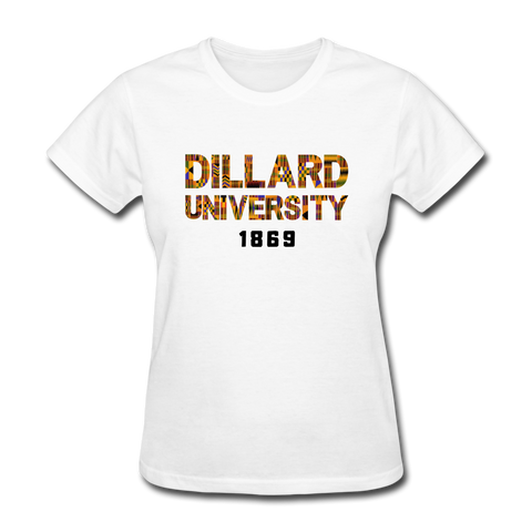 Dillard University Rep U Heritage Women's T-Shirt - white