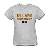 Dillard University Rep U Heritage Women's T-Shirt - heather gray