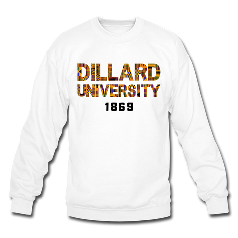 Dillard University Rep U Heritage Crewneck Sweatshirt - white