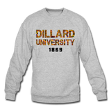 Dillard University Rep U Heritage Crewneck Sweatshirt - heather gray