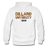 Dillard University Rep U Heritage Adult Hoodie - white