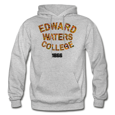 Edward Waters College Rep U Heritage Adult Hoodie - heather gray