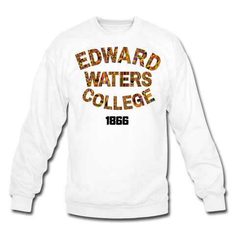 Edward Waters College Rep U Heritage Crewneck Sweatshirt - white