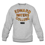 Edward Waters College Rep U Heritage Crewneck Sweatshirt - heather gray