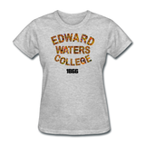 Edward Waters College Rep U Heritage Women's T-Shirt - heather gray