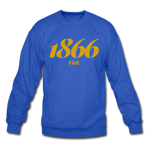 Fisk University Rep U Year Crewneck Sweatshirt - royal blue