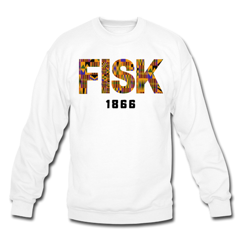 Fisk University Rep U Heritage Crewneck Sweatshirt - white