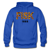 Fisk University Rep U Heritage Adult Hoodie - royal blue