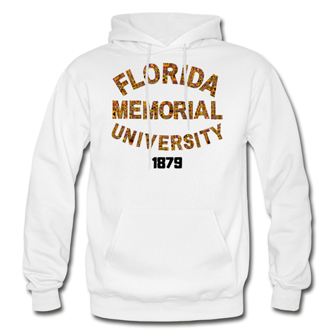 Florida Memorial University Rep U Heritage Adult Hoodie - white