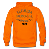Florida Memorial University Rep U Heritage Adult Hoodie - orange