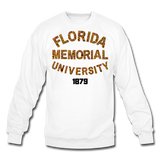 Florida Memorial University Rep U Heritage Crewneck Sweatshirt - white