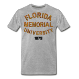 Florida Memorial University Rep U Heritage T-Shirt - heather gray