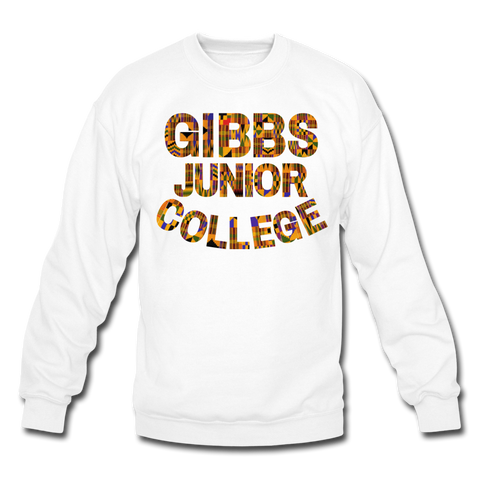 Gibbs Junior College Rep U Heritage Crewneck Sweatshirt - white