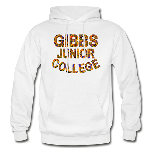 Gibbs Junior College Rep U Heritage Adult Hoodie - white