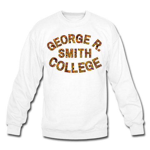 George R. Smith College Rep U Heritage Crewneck Sweatshirt - white