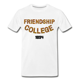 Friendship College Rep U Heritage T-Shirt - white