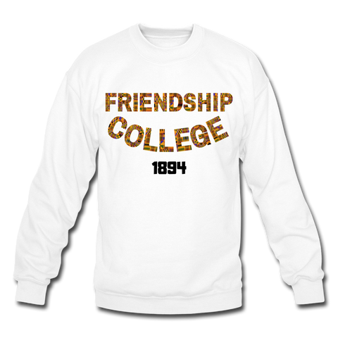 Friendship College Rep U Heritage Crewneck Sweatshirt - white