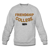 Friendship College Rep U Heritage Crewneck Sweatshirt - heather gray