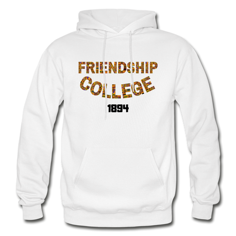 Friendship College Rep U Heritage Adult Hoodie - white
