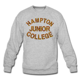 Hampton Junior College Rep U Heritage Crewneck Sweatshirt - heather gray