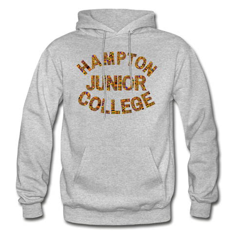 Hampton Junior College Rep U Heritage Adult Hoodie - heather gray