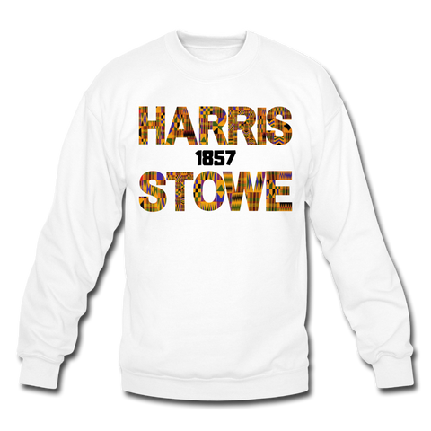 Harris Stowe State University (HSSU) Rep U Heritage Crewneck Sweatshirt - white