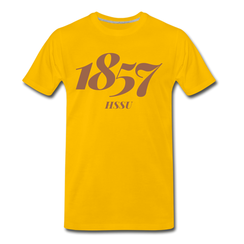Harris-Stowe State University (HSSU) Rep U Year T-Shirt - sun yellow