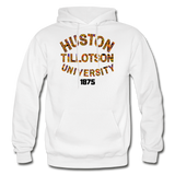 Huston-Tillotson University Rep U Heritage Adult Hoodie - white